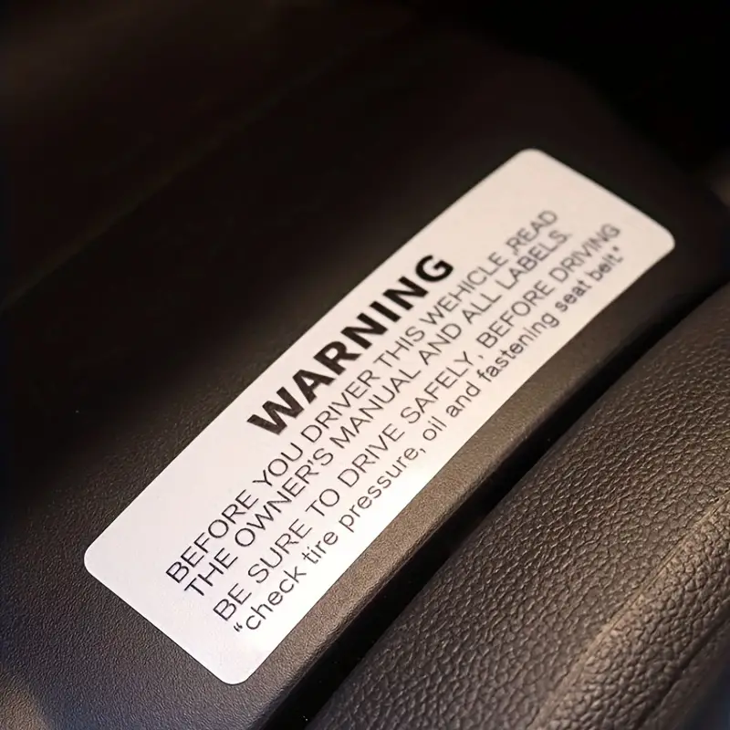 Auto Kreative Sicheres Fahren Warnung Auto Aufkleber Fähigkeit Aufforderung  Aufkleber Reflektierende Wasserdicht Scratch Abdeckung Aufkleber - Temu  Germany