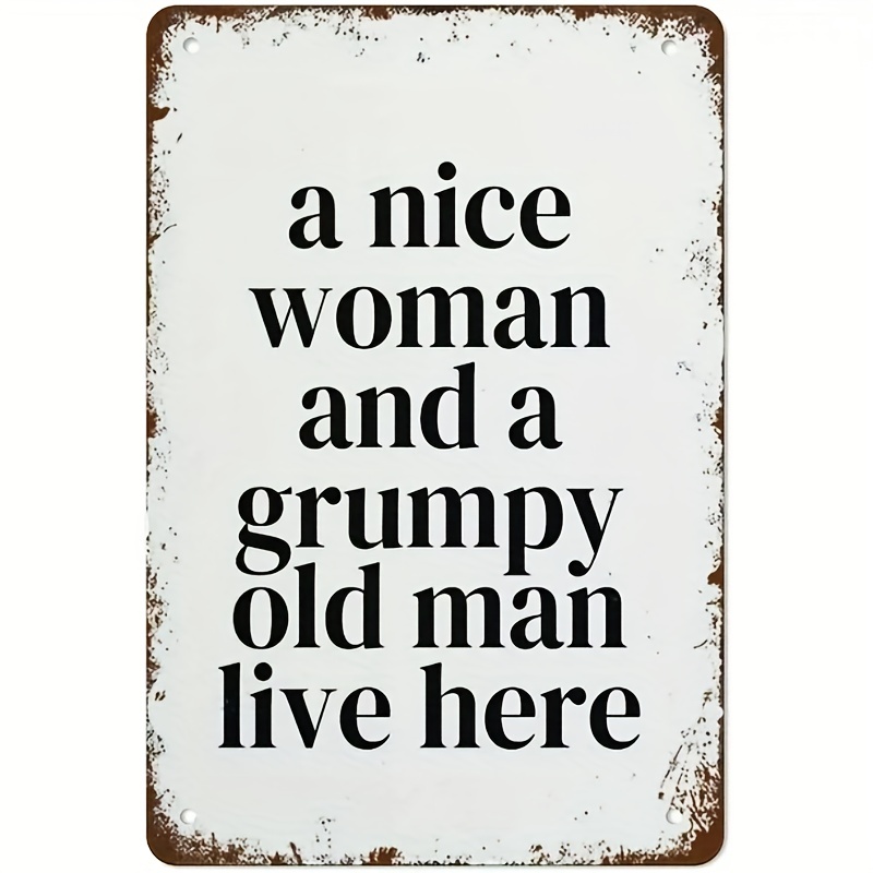 

1pc Vintage Metal Sign - Hallway Quotes For Home, Farm, Office, And Club - Funny Retro Art Wall Decor - 8''x12'' Metal Poster