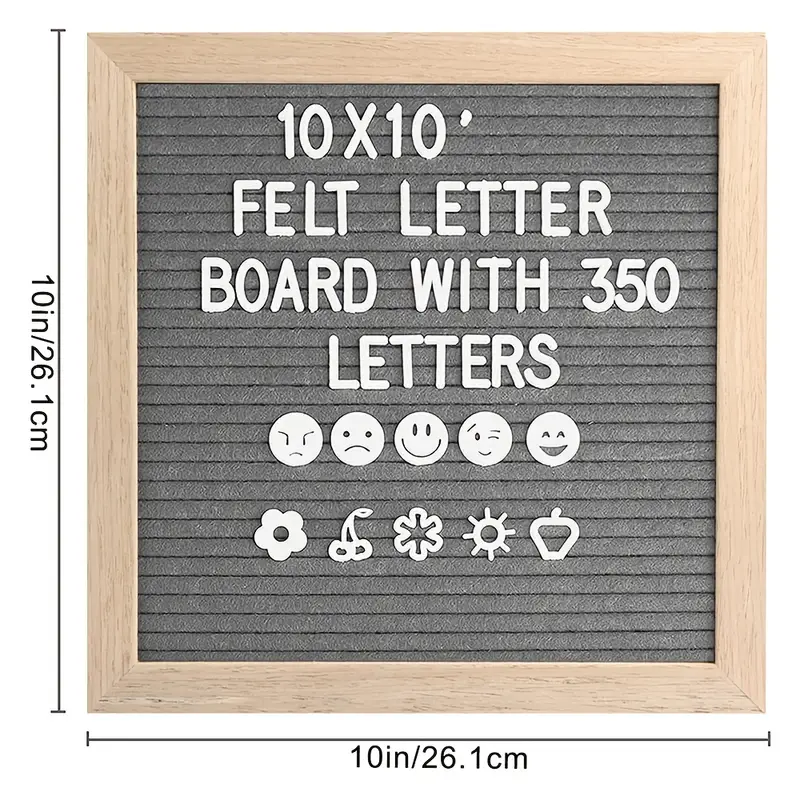 Felt Letter Board Message Board Announcement Board - Temu