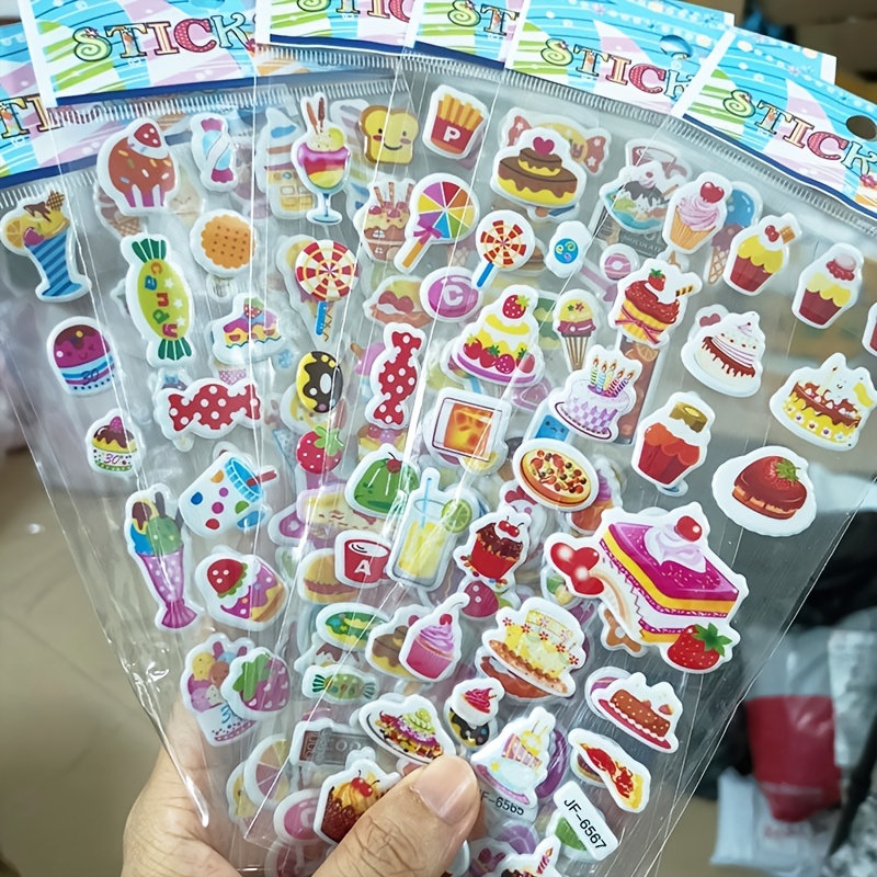 Kids Stickers 40 20 Different Sheets 3D Puffy Bulk Stickers for Girl Boy  Birthday Gift Scrapbooking Teachers Animals Cartoon