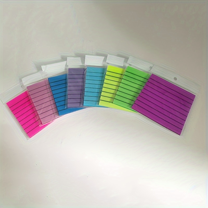 Sticky Notes Sheet Horizontal Line Sticky Notes Large Size - Temu