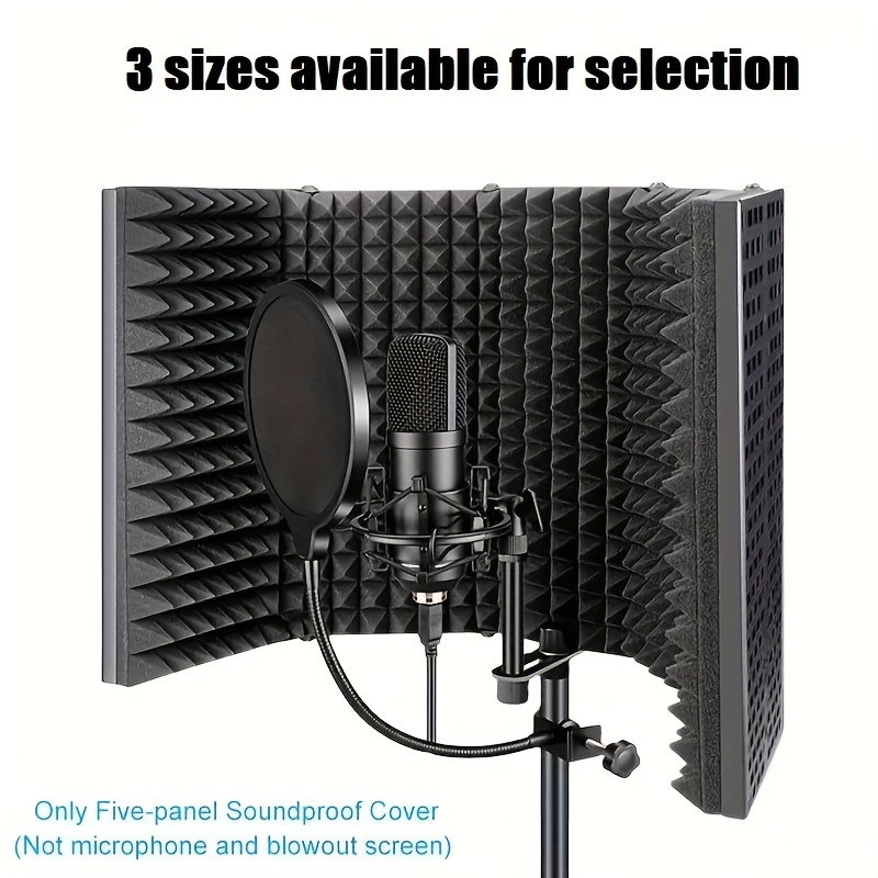 Acheter Panneau d'enregistrement Vocal insonorisant réglable pliable,  Microphone d'isolation acoustique Portable