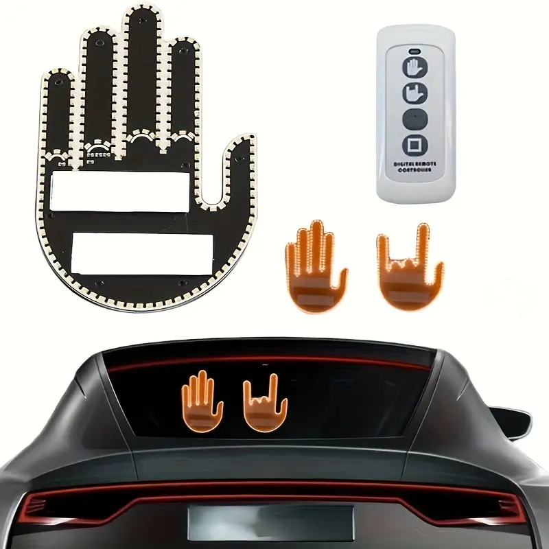 Hand Gesture Light Car Led Car Lighting Gesture Light Finger - Temu