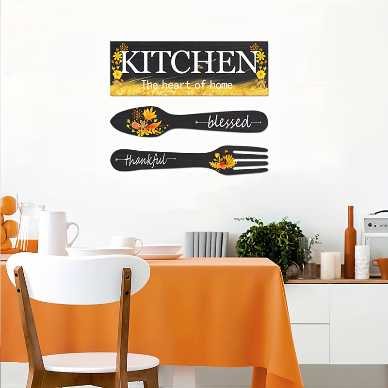 Wood Hanging Sign Kitchen Rules Wall Decor Wooden Rustic Farmhouse Funny  Kitchen Quote Wood Wall Signs Modern Home Wooden Signs For Kitchen  Decoration - Temu