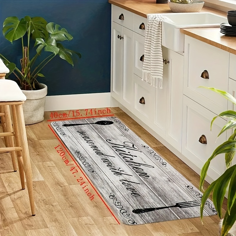 Oil proof Kitchen Rugs Set Cushioned Anti fatigue Kitchen - Temu