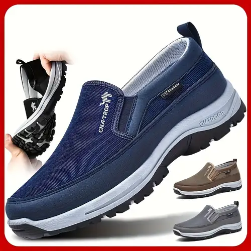 mens slip on comfortable non slip loafers lightweight breathable non slip casual shoes for mens outdoor activities