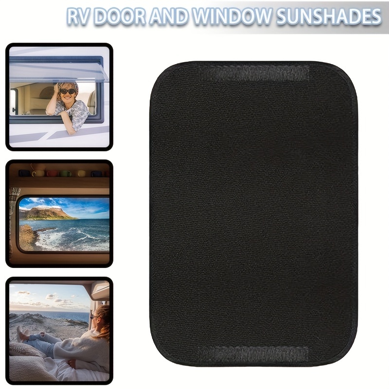 Rv Door Window Shade Cover Camper Trailer Sun Blackout Side - Temu