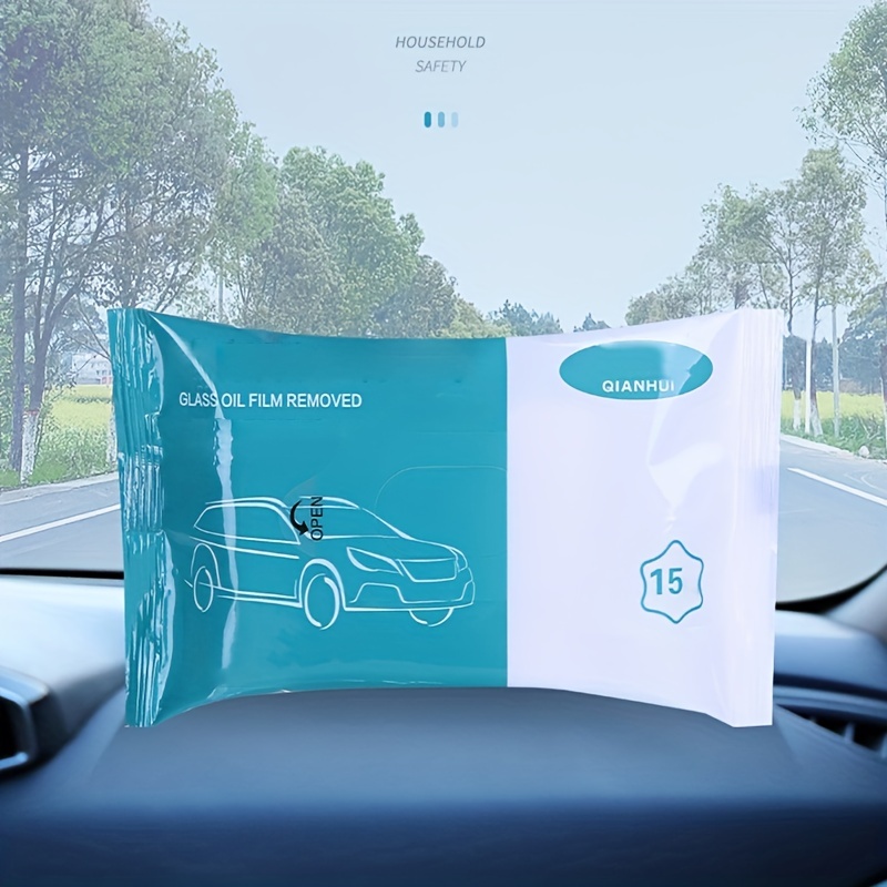  Car Glass Oil Film Removal Wipes, Car Glass Oil Film