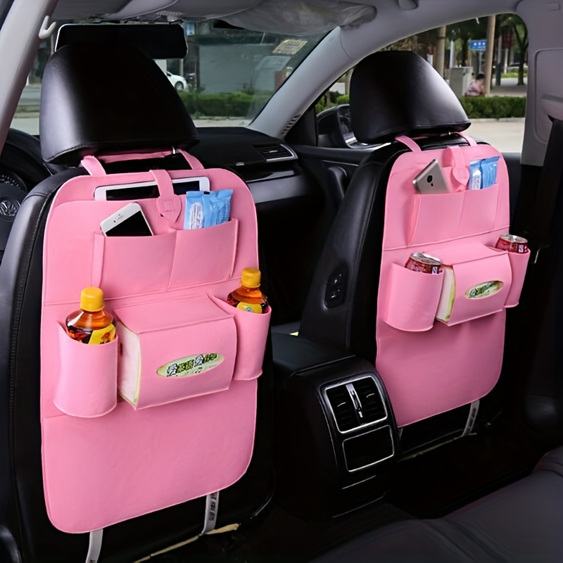 Multi-function Car Storage Bag Back Seat Hanging Bag Phone Holder