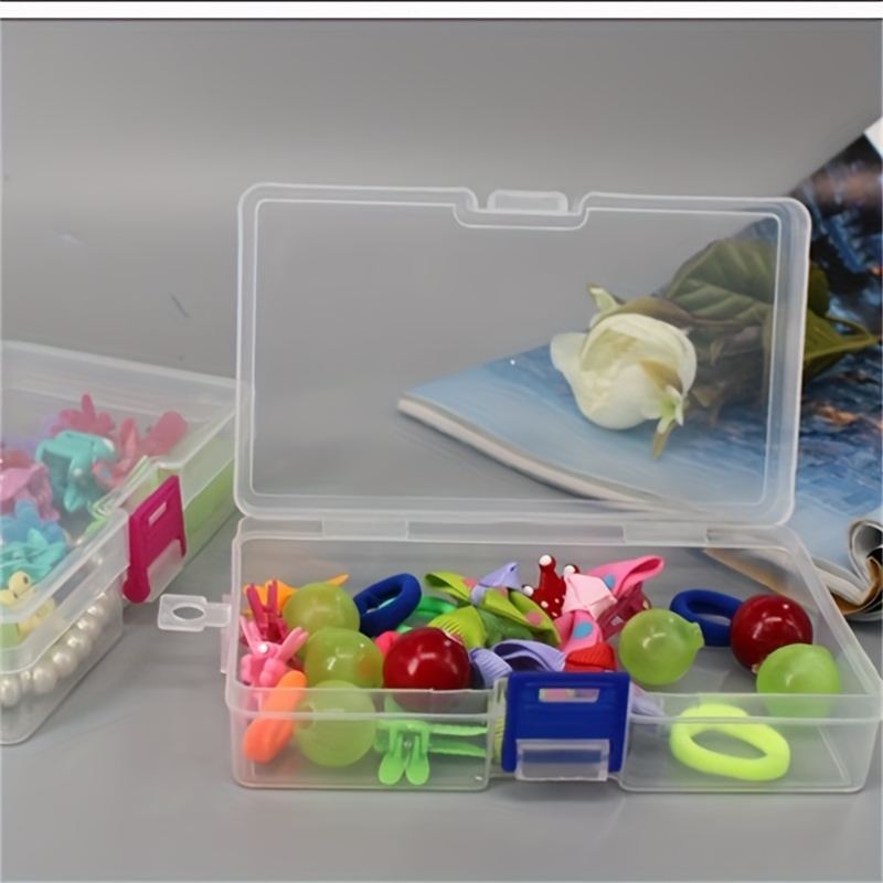 3 Plastic Boxes With Lids For Jewelry Beads Sorting And - Temu