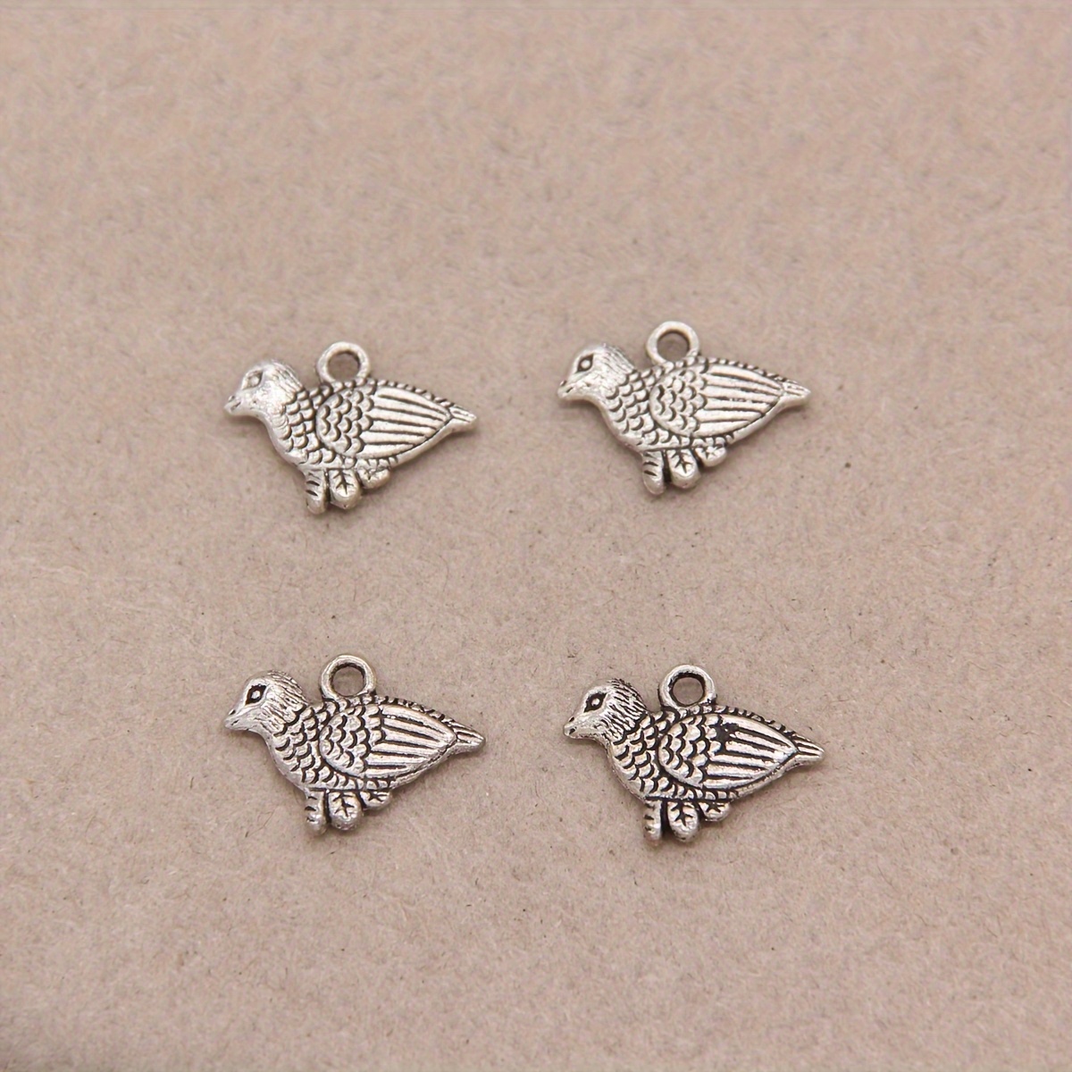 Silver Pewter (zinc-based Alloy) 16x21mm Nativity Animal Charms