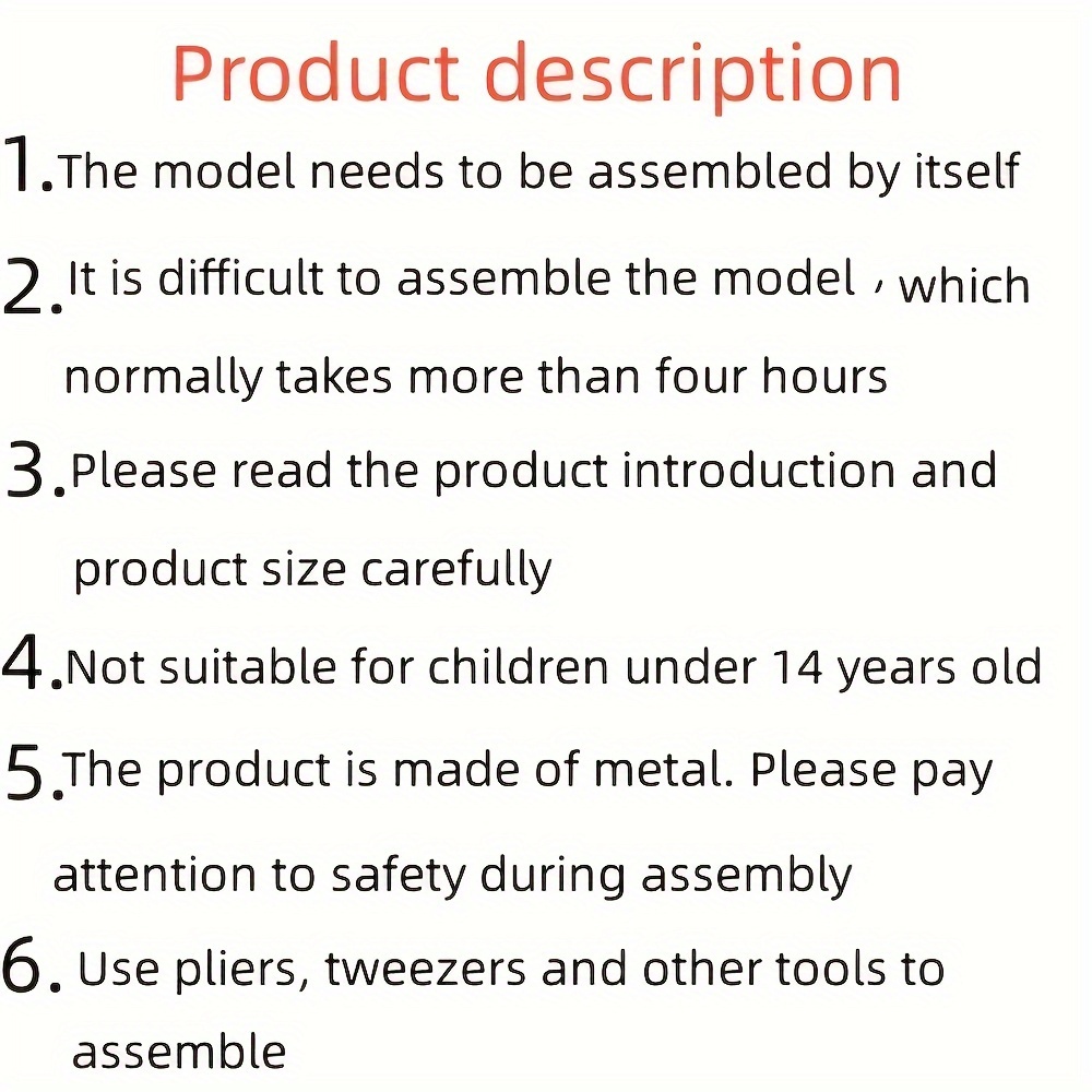 Metal Assembly Toy Car Model 3D Puzzle Racing Car