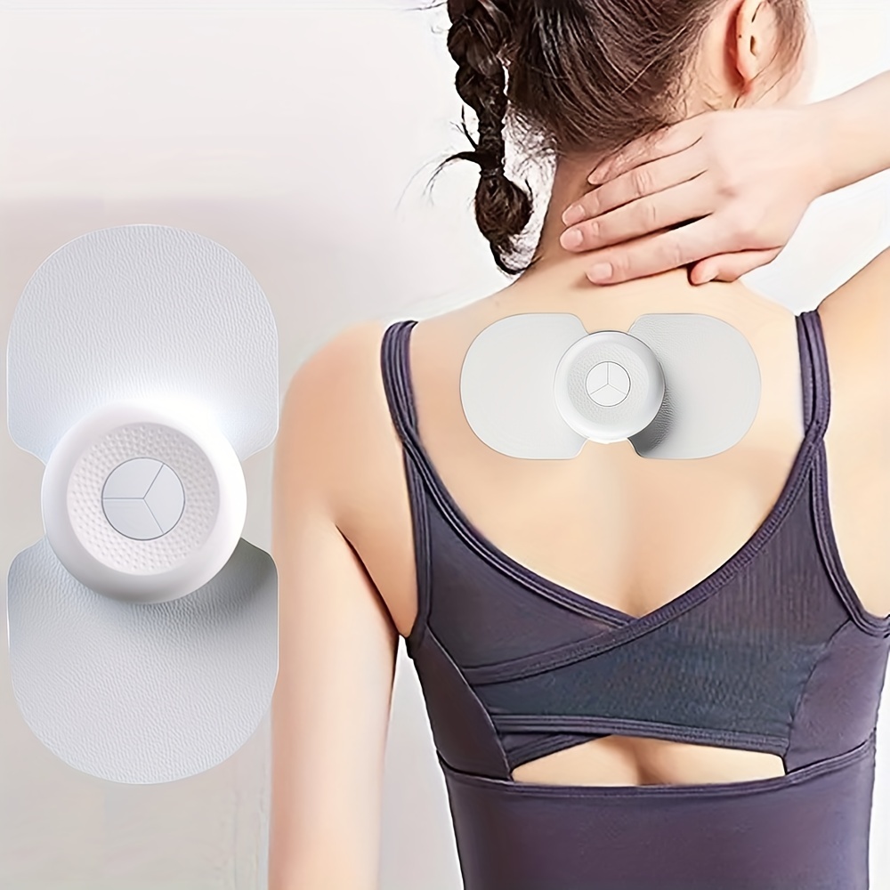 Comprar Masajeador de cuello recargable, masaje de cuello eléctrico EMS,  parche de masaje de vértebra Cervical para aliviar el dolor muscular
