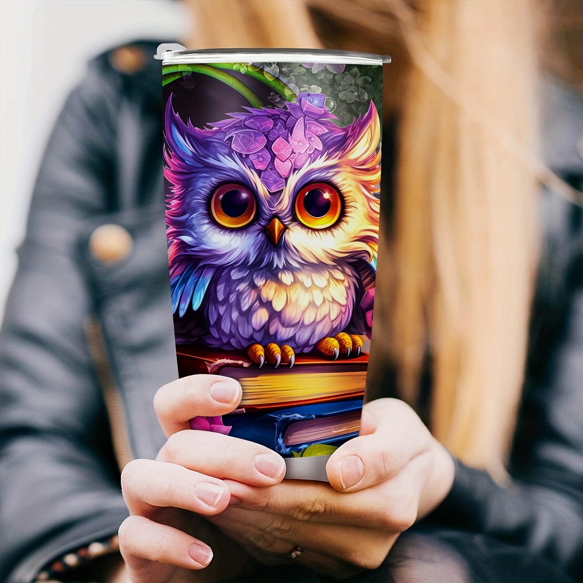 Cute Owl Engraved Stainless Steel Tumbler, Owl Travel Mug, Insulated Travel  Tumbler Cup, Cute Owl Gifts, Gifts for Owl Lovers, Owl Mug 