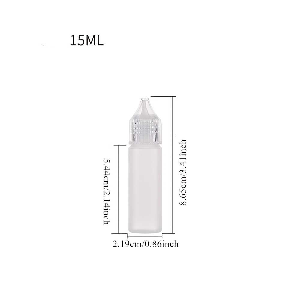 Needle Tip Squeezable Bottle Refillable Liquid Plastic - Temu