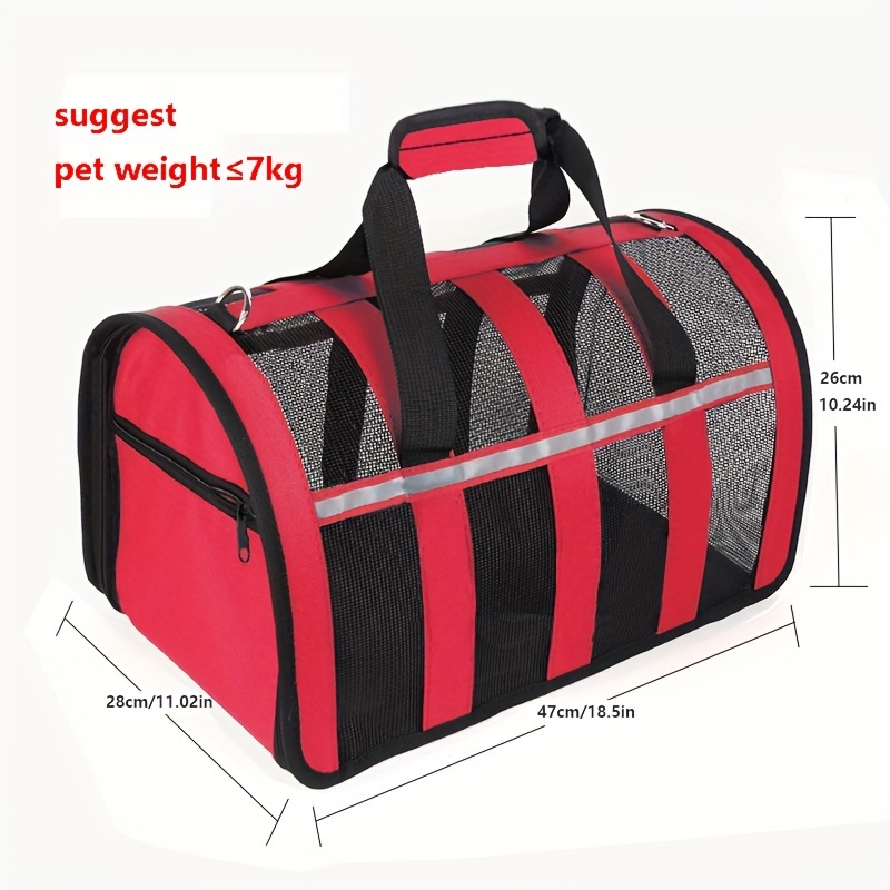 Soft-Sided Kennel Pets Carrier for Small Dogs, Cats, Puppy, Airline  Approved Cat Carriers Dog Carrier Collapsible, Travel Handbag & Car Seat