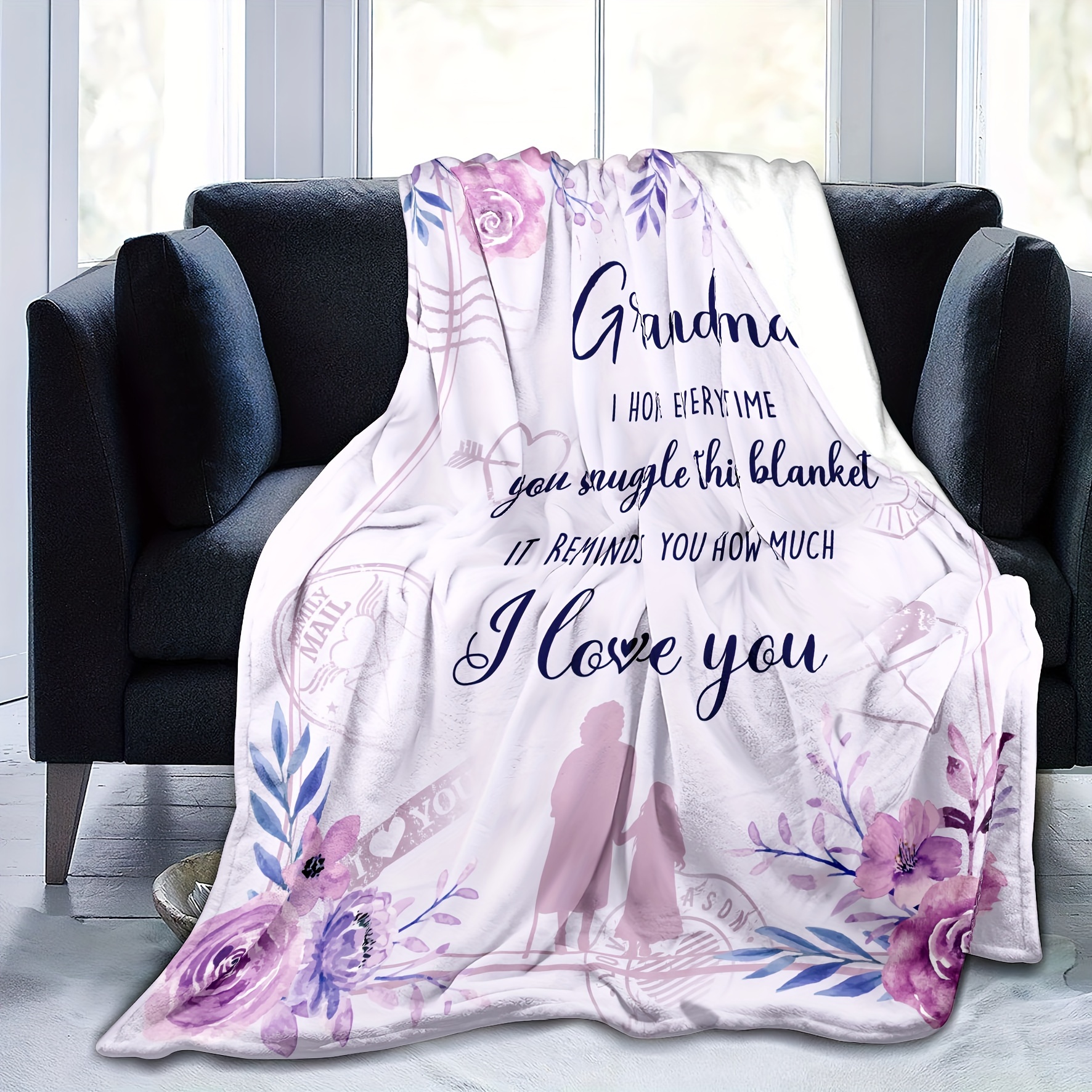 Picture blankets 2025 for grandma