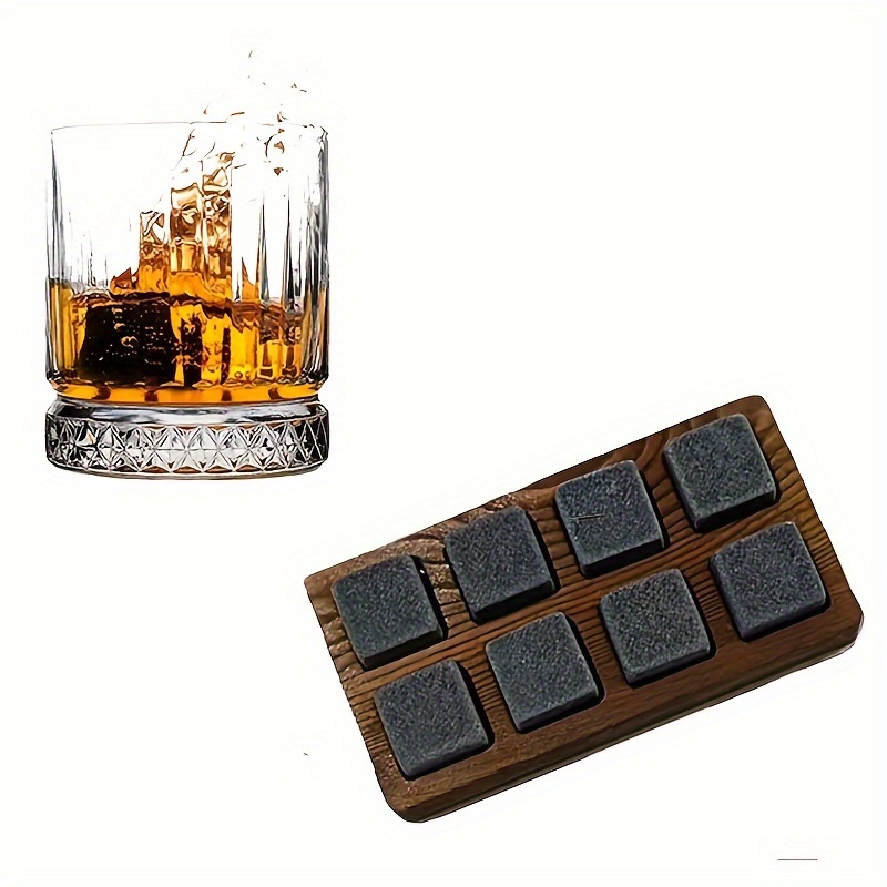 Whiskey Stones Gifts for Men, Anniversary Birthday Gifts White Elephant  Gifts for Adult Men Him Dad Husband, Whiskey Glasses Set of 2 with Chilling