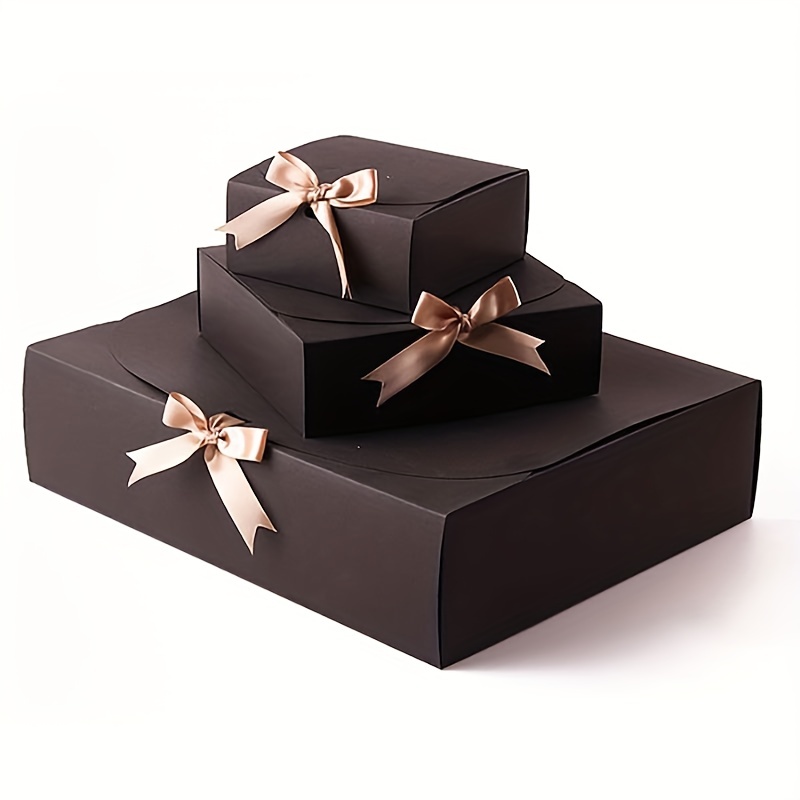 Bowknot Boite Cadeau,Boite Papier avec Ruban,Boite Cadeau Magnétique,Boite  cadeau Pliable,Boite Cadeau Luxury,Boîte Cadeau Avec Couvercle en