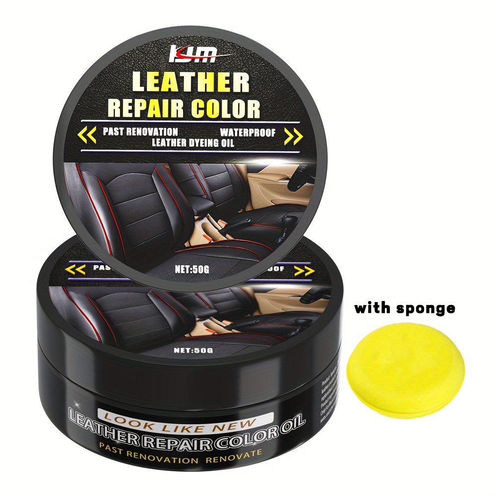 Restore Car Seats black Faux Leather Repair Color Gel Bag - Temu