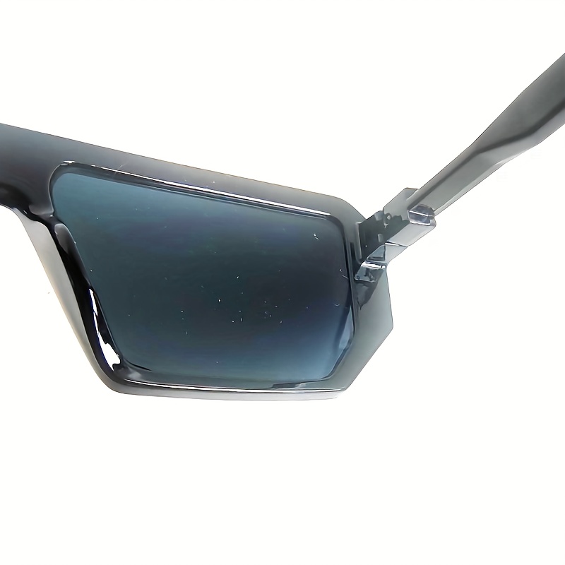 Retro Square Frame Sunglasses for Outdoor Riding and Driving