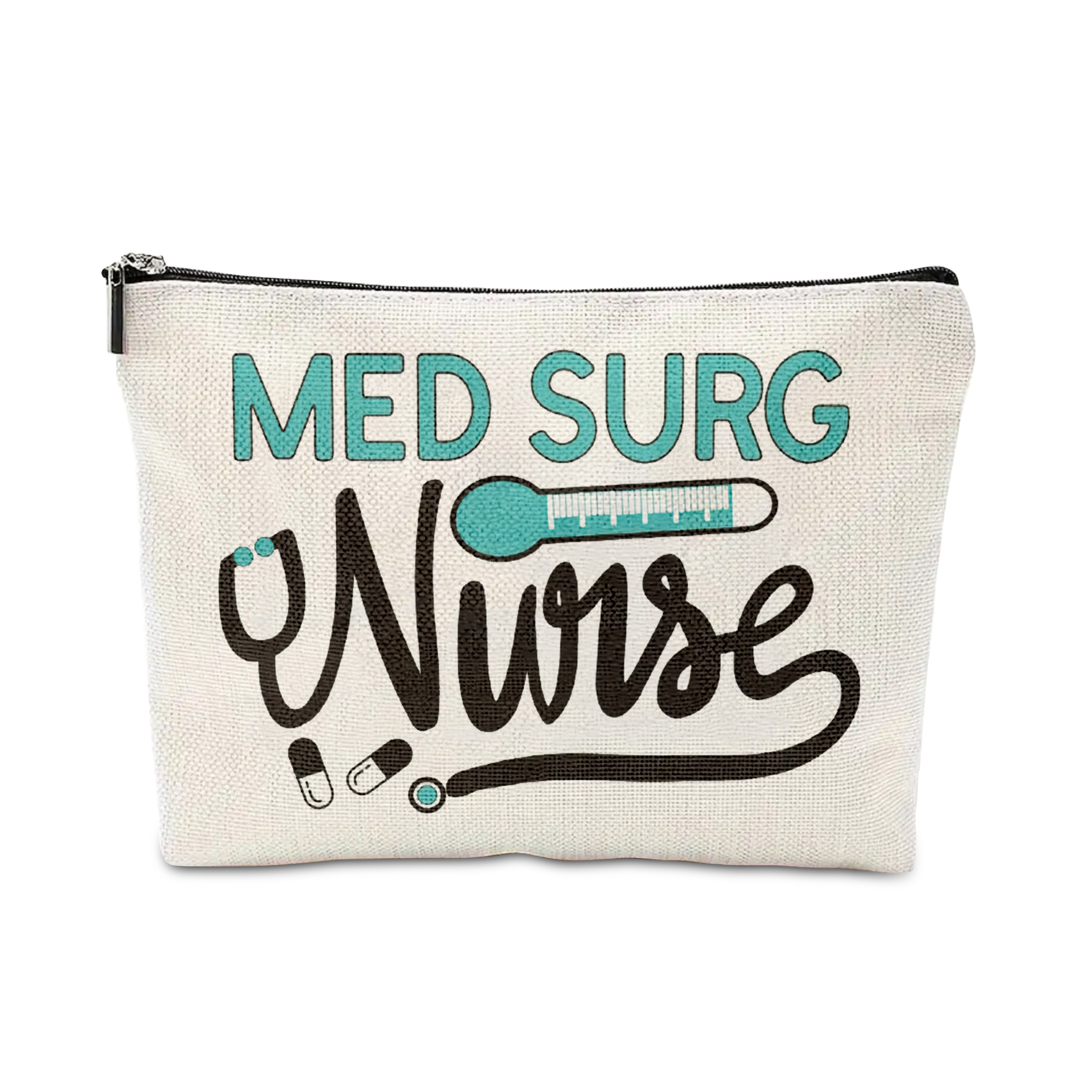 White Nurse Needle Pattern Nurse Waist Bag With Medical Equipment