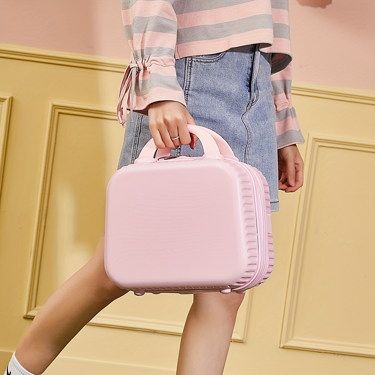 Mini voyage bagage à main valise cosmétique petit maquillage pochette de  transport valise, cosmétique sacs et étuis