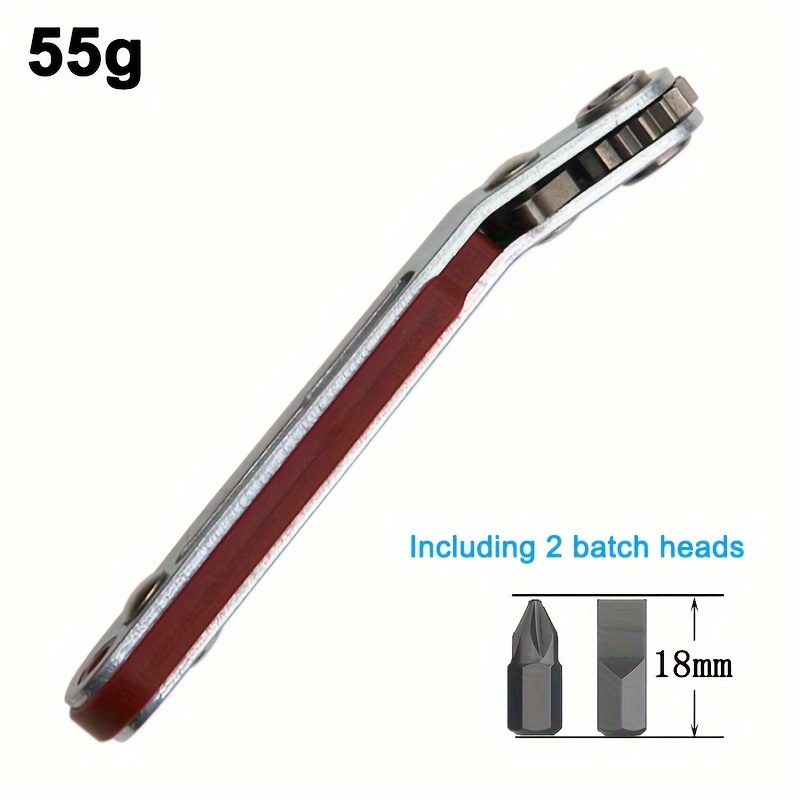 3pcs Ratchet Wrench Hexagon Bidirectional Control For Single/double Head Screwdriver Drill Bits Tool 1/4"(6.)