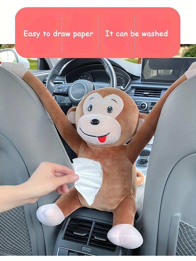 Auto Auto Dekorative Monkeys Serviette Niedlich Tissue Taschentuch Box  Dispenser Halter Unterstützung Hängen Zubehör Ornament Frau