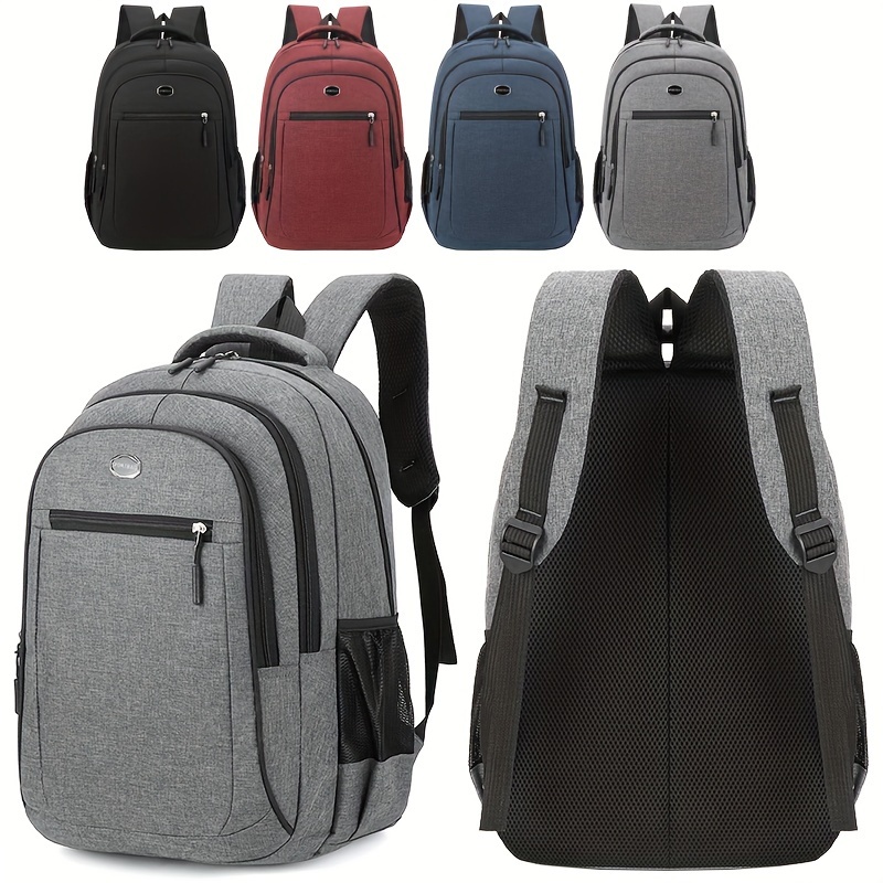 Tira reflectante para hombre Mochila antirrobo multifuncional 15.6