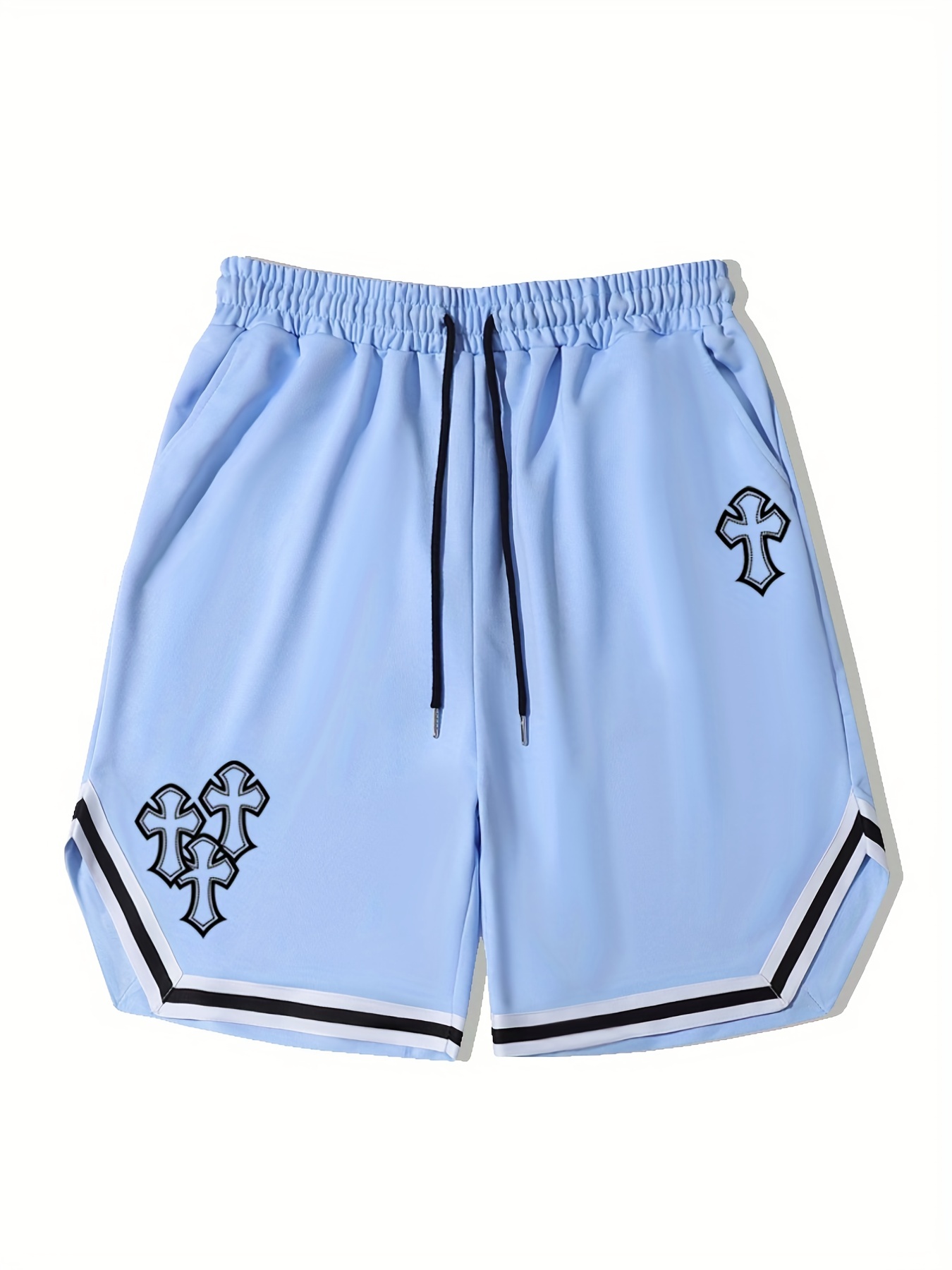 Men's Streetwear Shorts chicago Graphic Drawstring - Temu