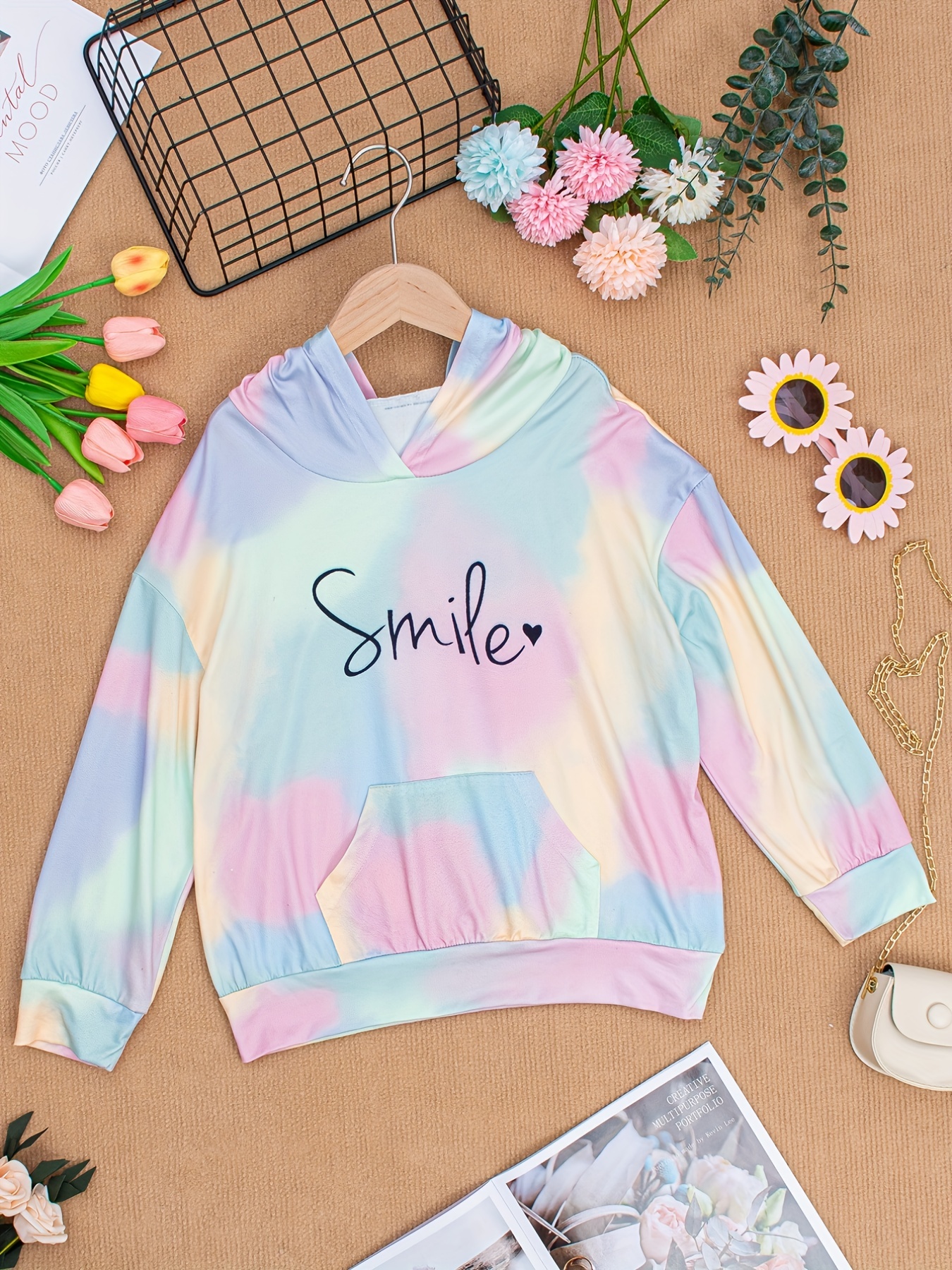 Pastel discount rainbow sweatshirt