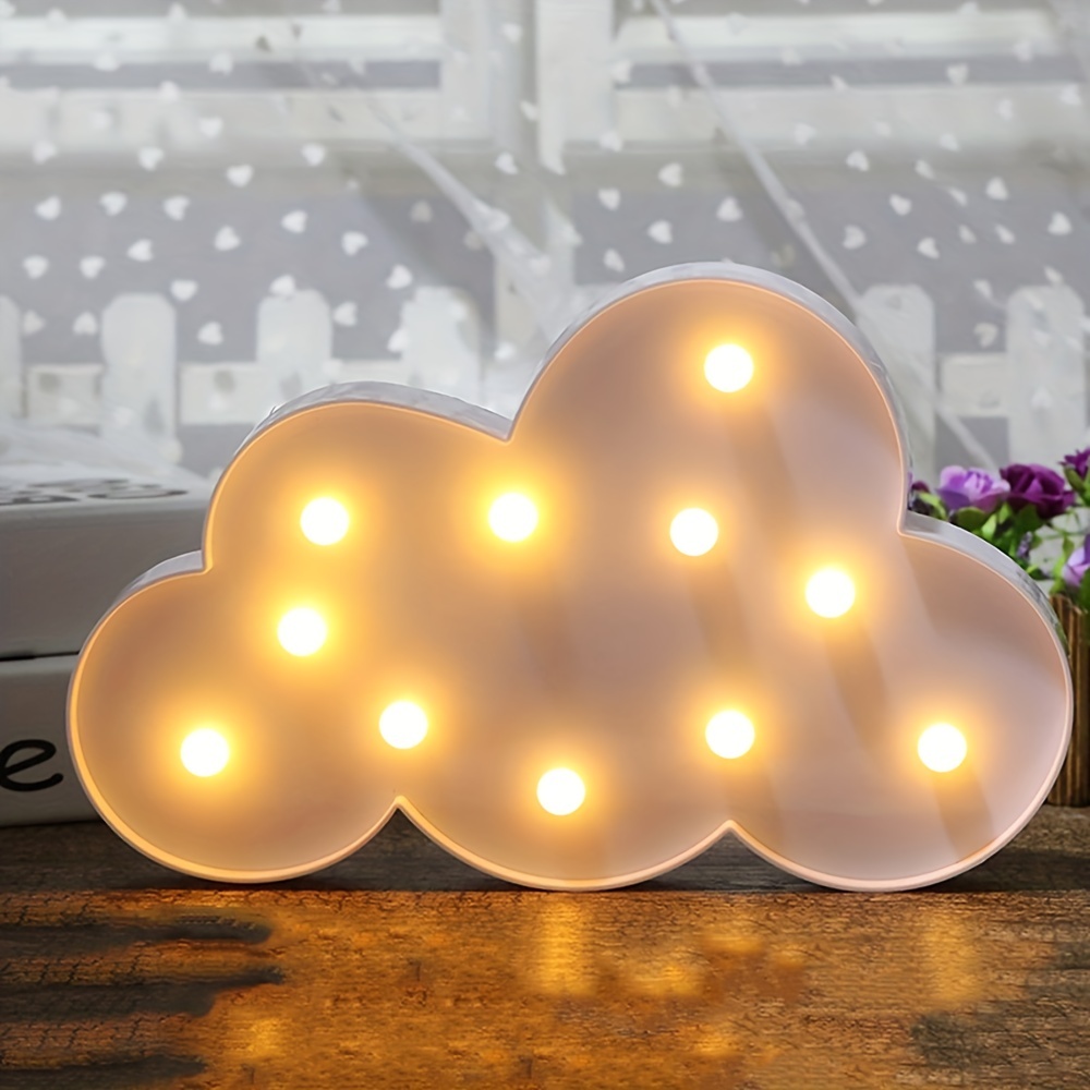 Veilleuse intelligente à LED pour chambre à coucher, lumière de nuage de  tonnerre, décor de salle de sports électroniques, lumière de pluie RVB,  lampe