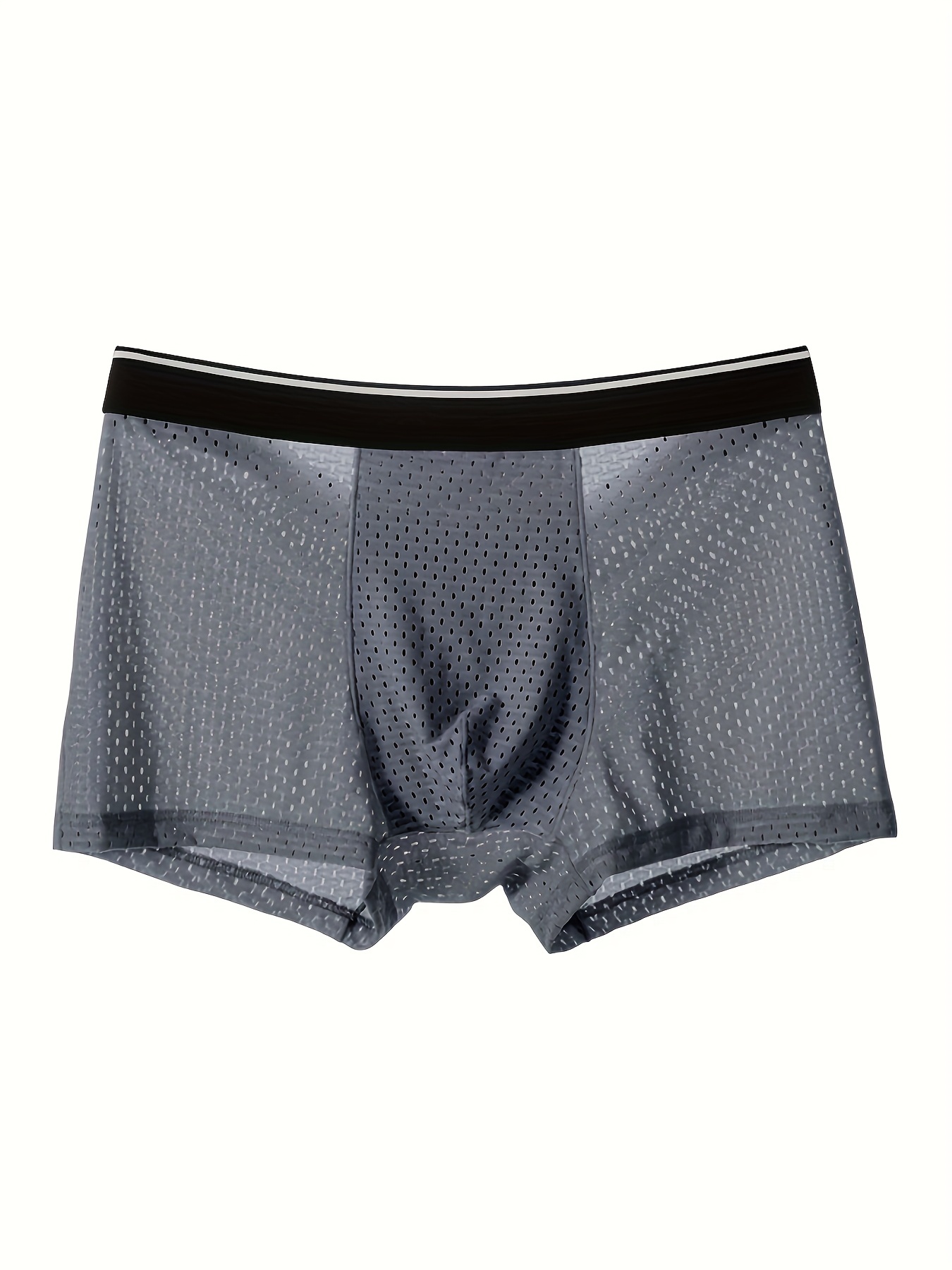 SMOOTH MEN'S BRIEFS CHARCOAL GREY