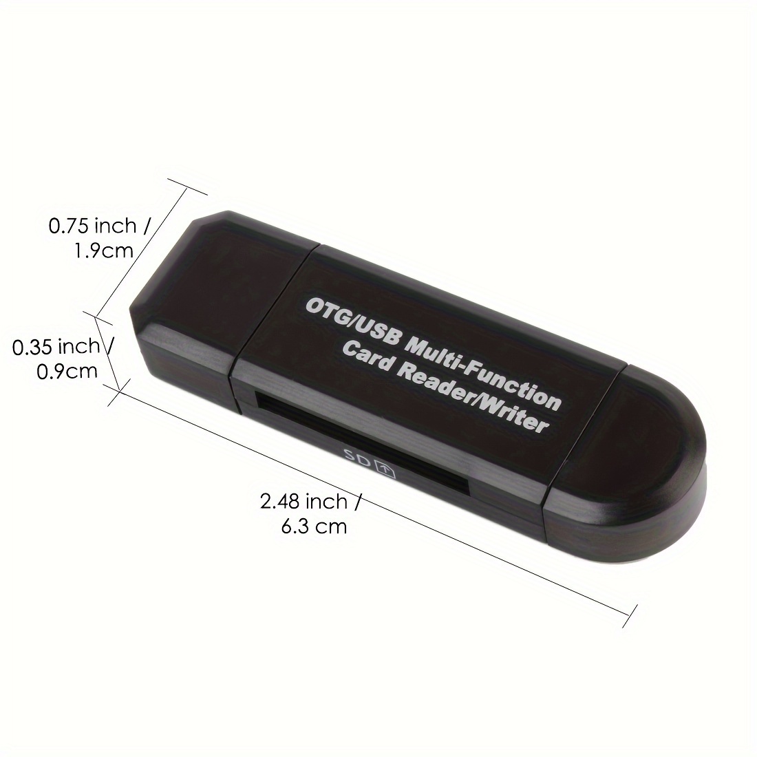 Micro USB OTG to USB 2.0 Adapter SD/Micro SD Card Reader With