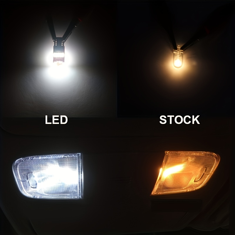 Luz de estacionamiento para coche, bombilla LED de 2 piezas, accesorios  para Seat Leon 1 MK1 1 M 2 MK2 1P 1999-2012 2005 2006 2007 2008 2009 2010  2011