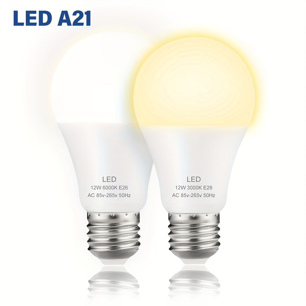 Ampoule LED E27 T3 3U 12W Température de Couleur: Blanc Froid 6000K