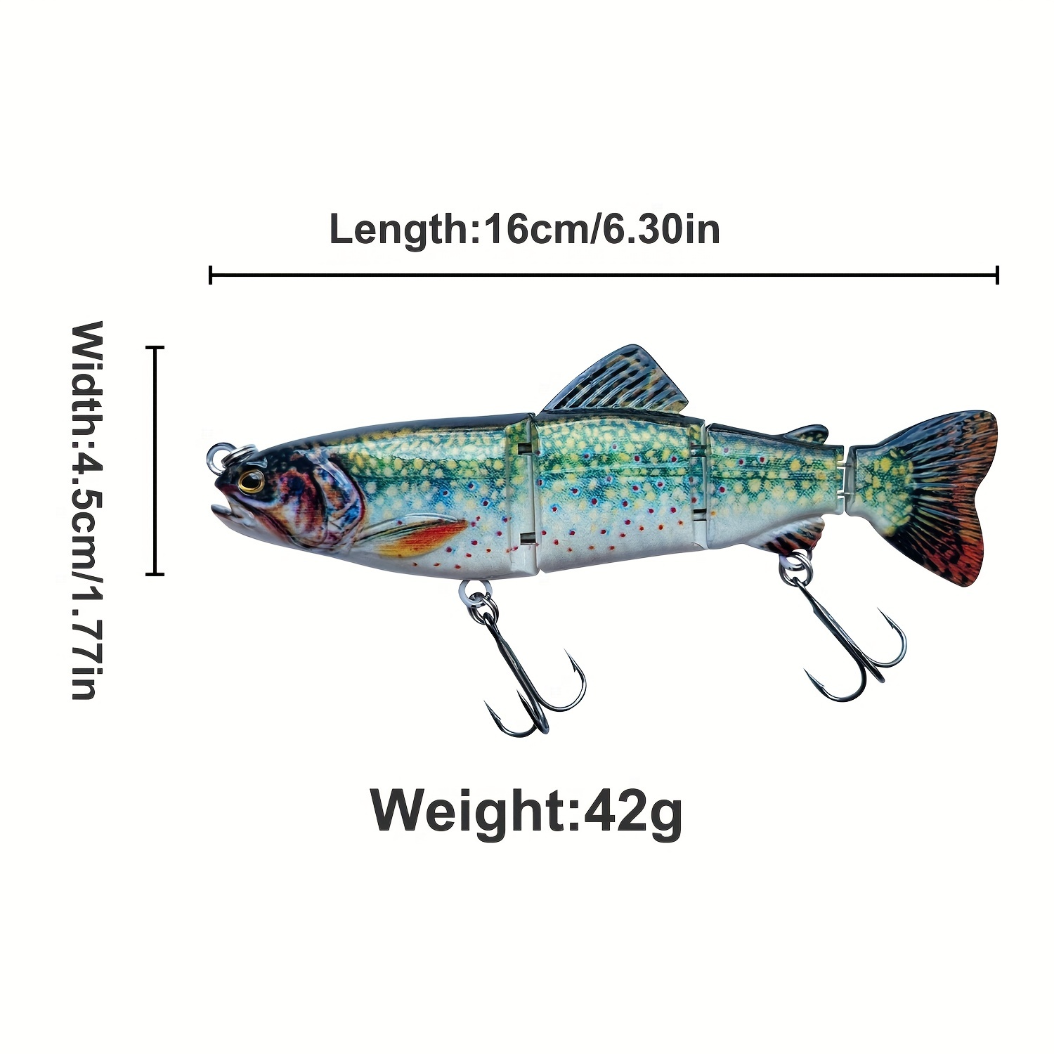 New Fishing Lures Bait 16cm Bass Brtificial Bait Trout - Temu