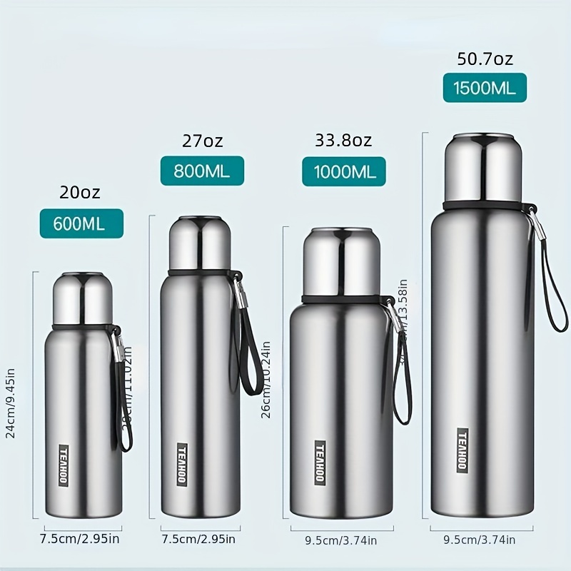 316 Stainless Steel Insulated Kettle, Large Capacity Water Bottle