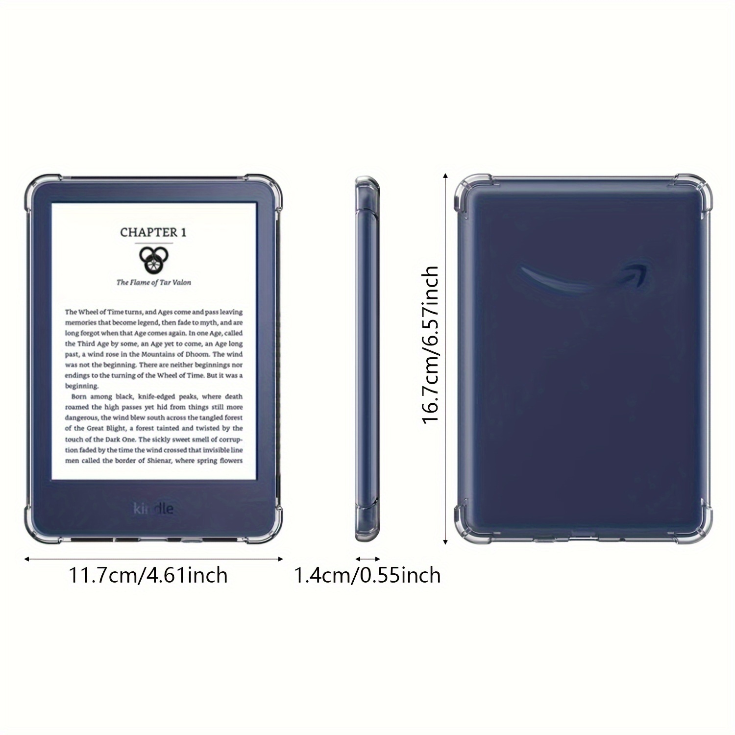 S-TRIPLE  11th Generation 6.8 Kindle Paperwhite Cover - Slim Fit TPU  Gel Protective Case Cover for 2021 All-New Kindle