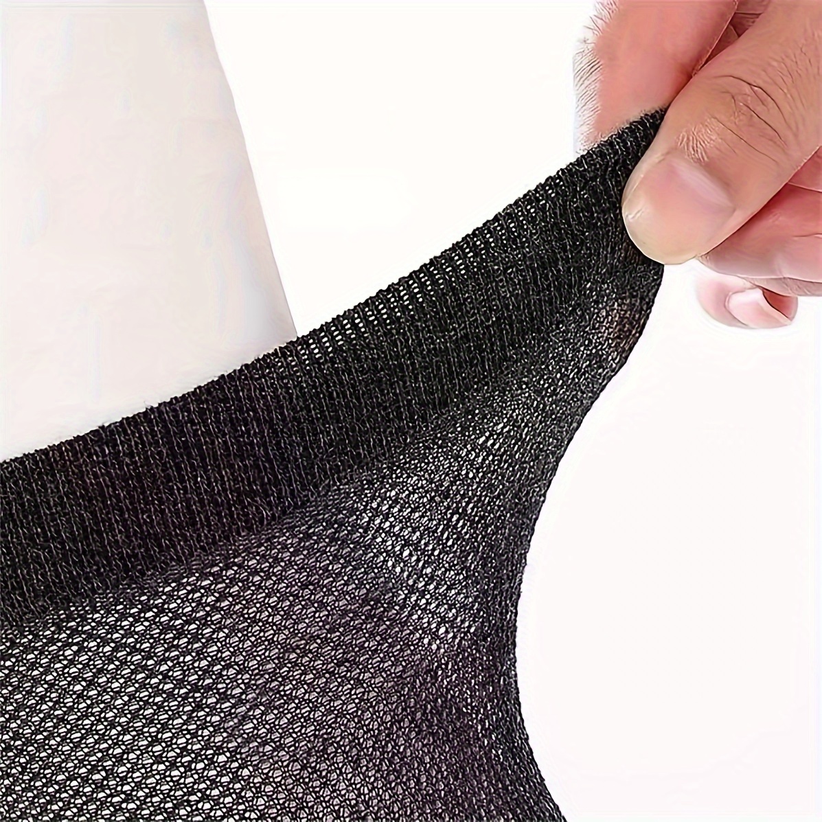 Men's Spring and Summer Mesh Socks - Thin Breathable Mid-Calf Socks