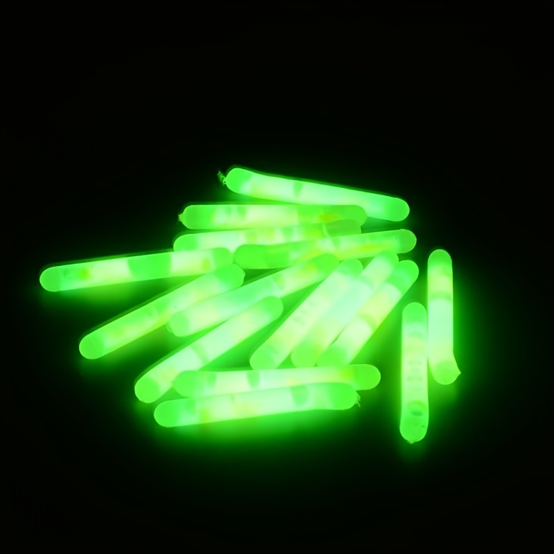 Glow Stick for Fishing Rods, 50 Pieces Fishing Glow Sticks, Light Fishing  Glow Sticks, Float Glow Stick, Glow Sticks for Fishing, Night Fishing,  Green Fluorescent Rod Tip Glow Sticks, Night Fishing 