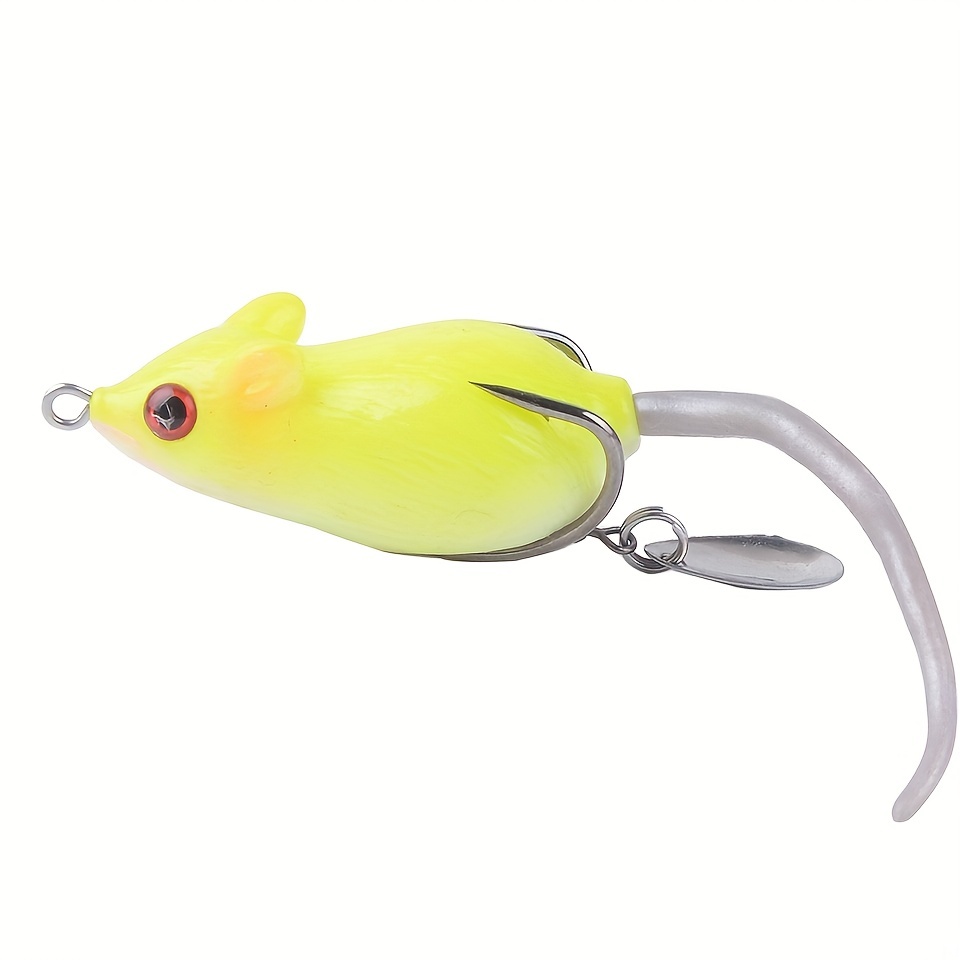 Fishing Frog for Bass | Fishing Lures Topwater Frog - Double Hook Frog Lure  Soft Swim Baits Floating Baits for Freshwater Saltwater Fishing Yyds