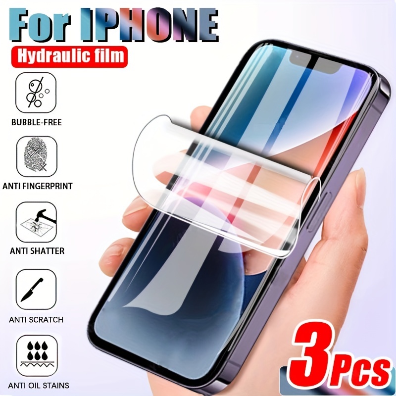  Ultra Thin Transparent Side Film For iPhone 13 Pro Frame  Protective Guard Film - 3 packs/TPU Hydrogel : Cell Phones & Accessories
