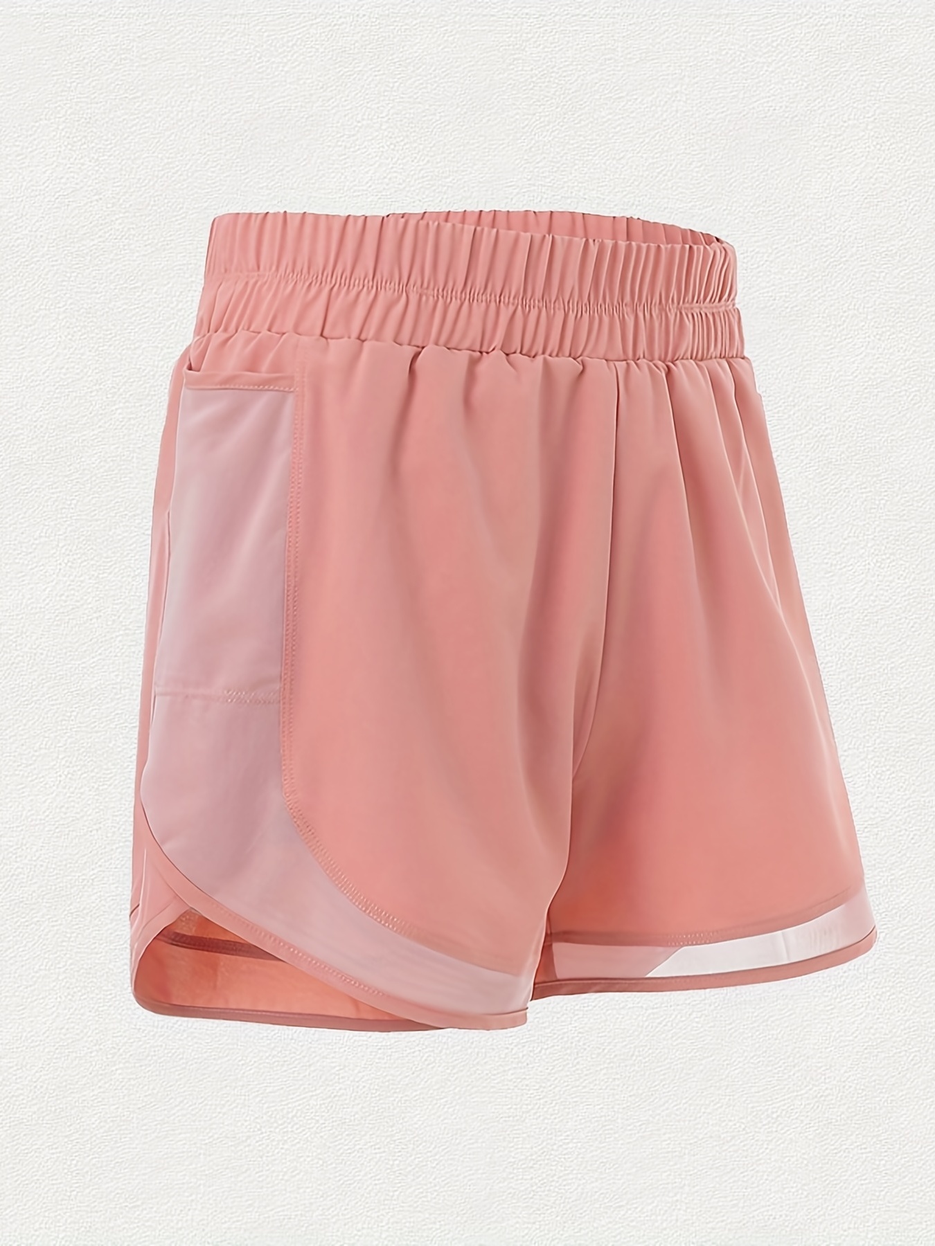 Girls' Basic Shorts Contrast Binding Comfortable Breathable - Temu
