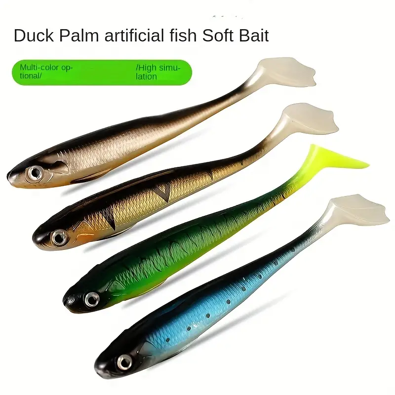 Paddle Tail Swimbaits Soft Fishing Lures Bionic Baits - Temu