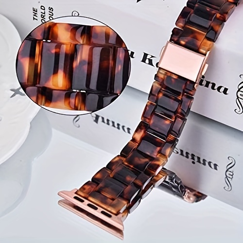 Anhem Resin Apple Watch Bands, 41mm / 40mm / 38mm / Leopard