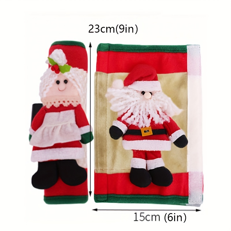 Christmas Decoration, Indoor Home Decor, Refrigerator Handle Cover For Christmas  Kitchen Decoration, Christmas Ornaments, Xmas Gifts - Temu