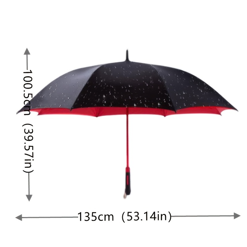 1 pc Double Grand 135 cm Parapluie Anti Tempête Robuste - Temu Canada