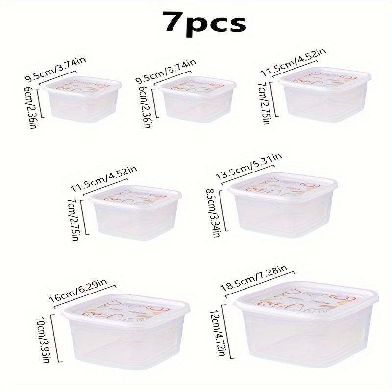 Refrigerator Large Capacity Storage Box Food Grade Kitchen Food Fruit  Vegetable Preservation Box Frozen Meat Dumplings Container